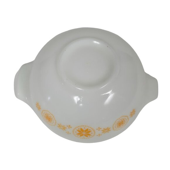 Vtg Pyrex 2.5 Quart Cinderella Mixing Bowl Yellow Starburst Mid-Century Kitchen - Picture 4 of 9